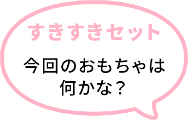 すきすきセット今回のおもちゃは何かな？