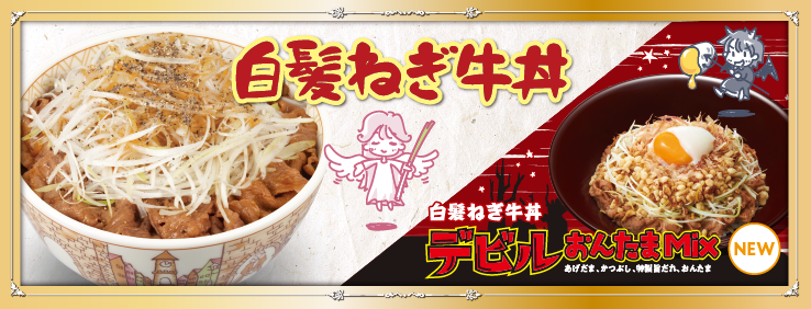 白髪ねぎ牛丼