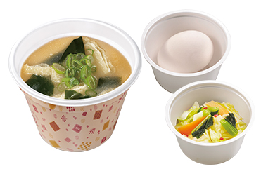 みそ汁・おしんこ・たまご