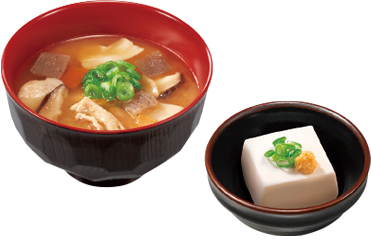 とん汁冷やっこセット
