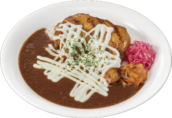 シチューソース炭火チキンカレー