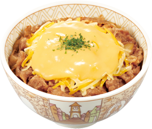 チーズ牛丼