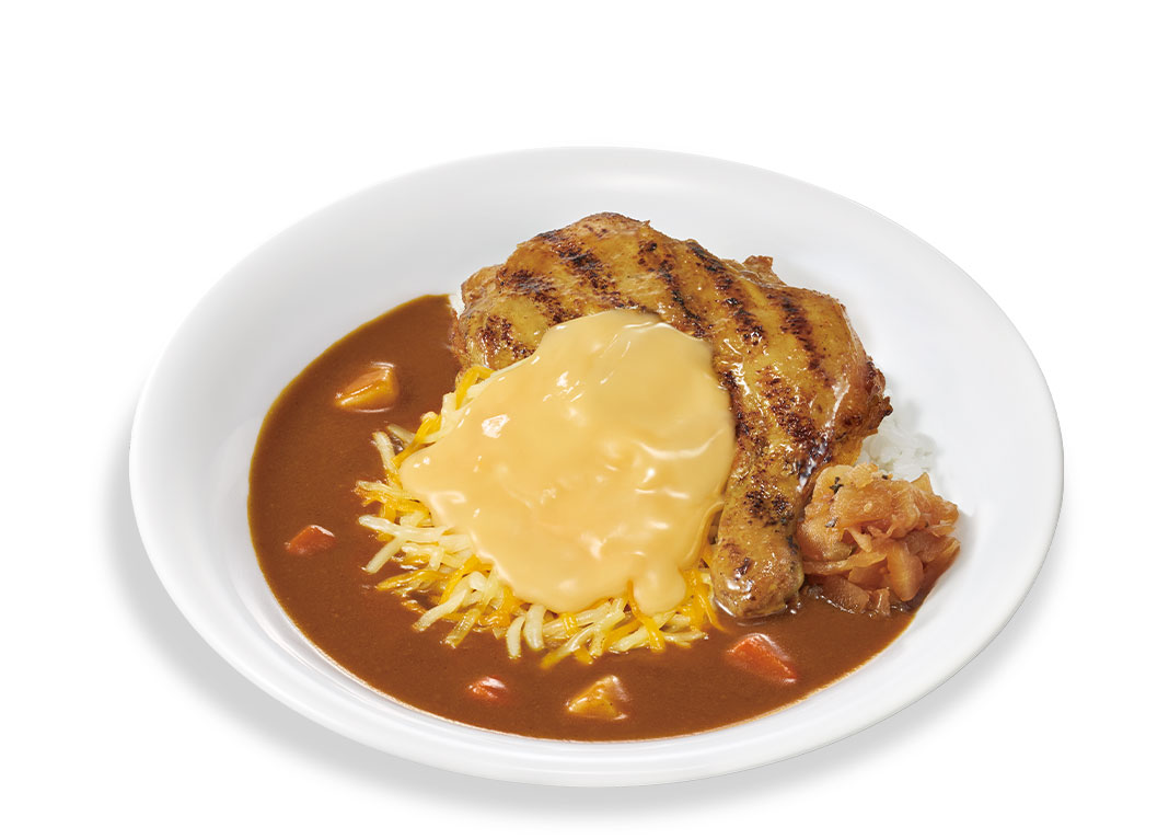チーズ炭火チキンカレー
