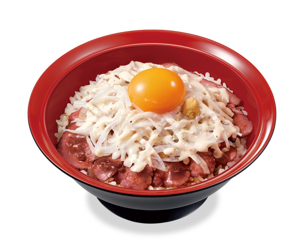 サワークリームオニオン・ローストビーフ丼