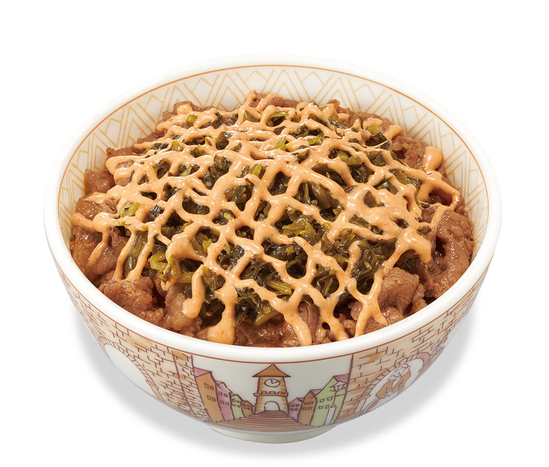 高菜明太マヨ牛丼