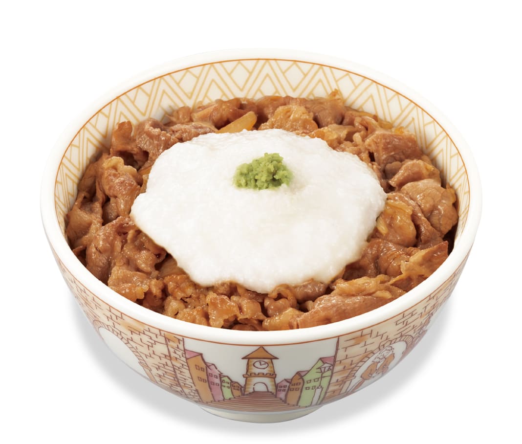 わさび山かけ牛丼