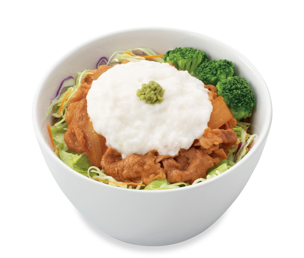 わさび山かけ<br>牛丼ライト