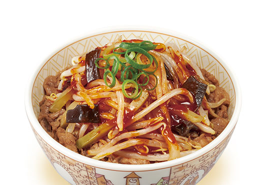 麻辣もやし牛丼