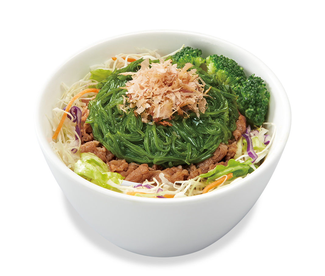 たっぷりめかぶ牛丼ライト
