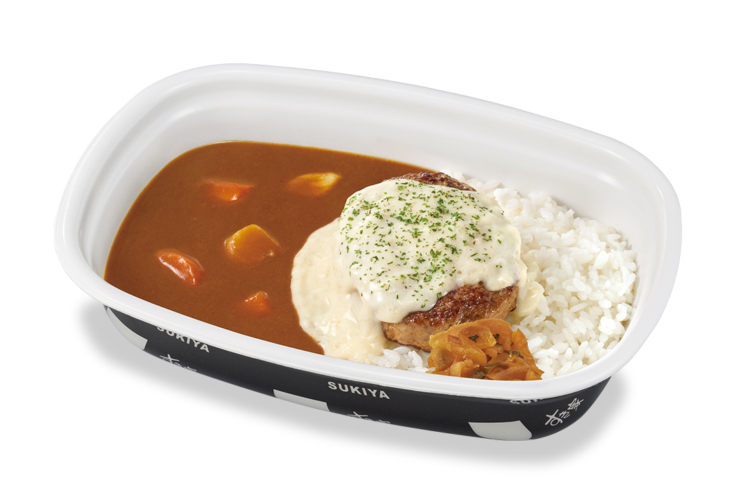 チーズインハンバーグカレー