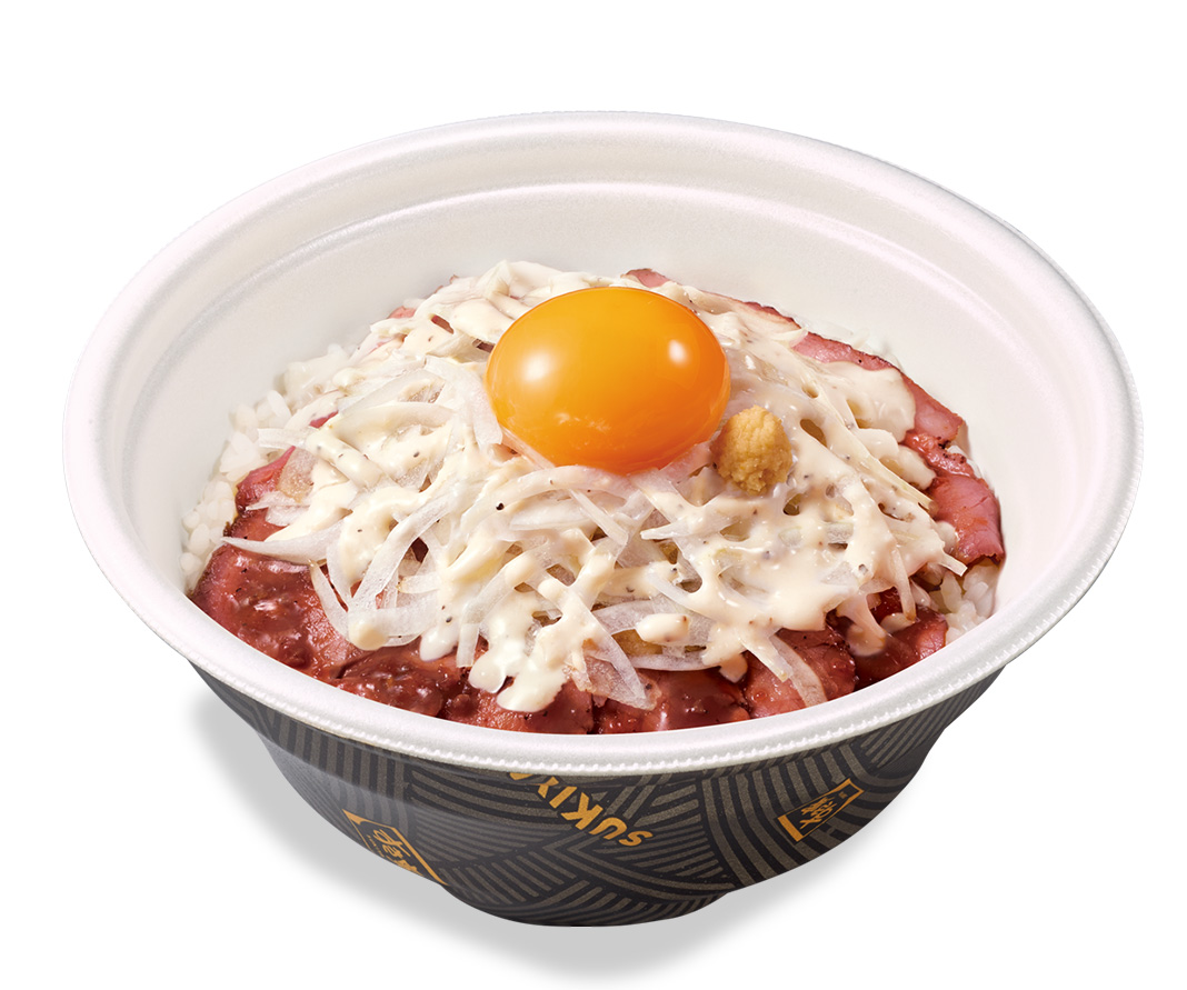 サワークリームオニオン・ローストビーフ丼