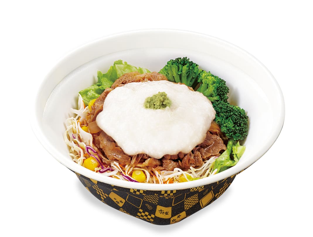 わさび山かけ<br>牛丼ライト