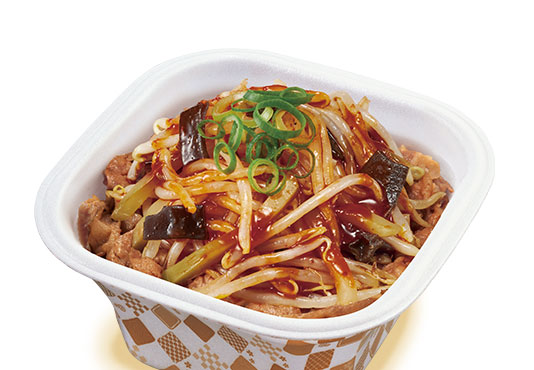 麻辣もやし牛丼