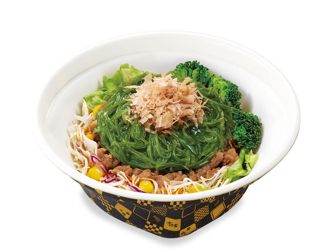たっぷりめかぶ牛丼ライト