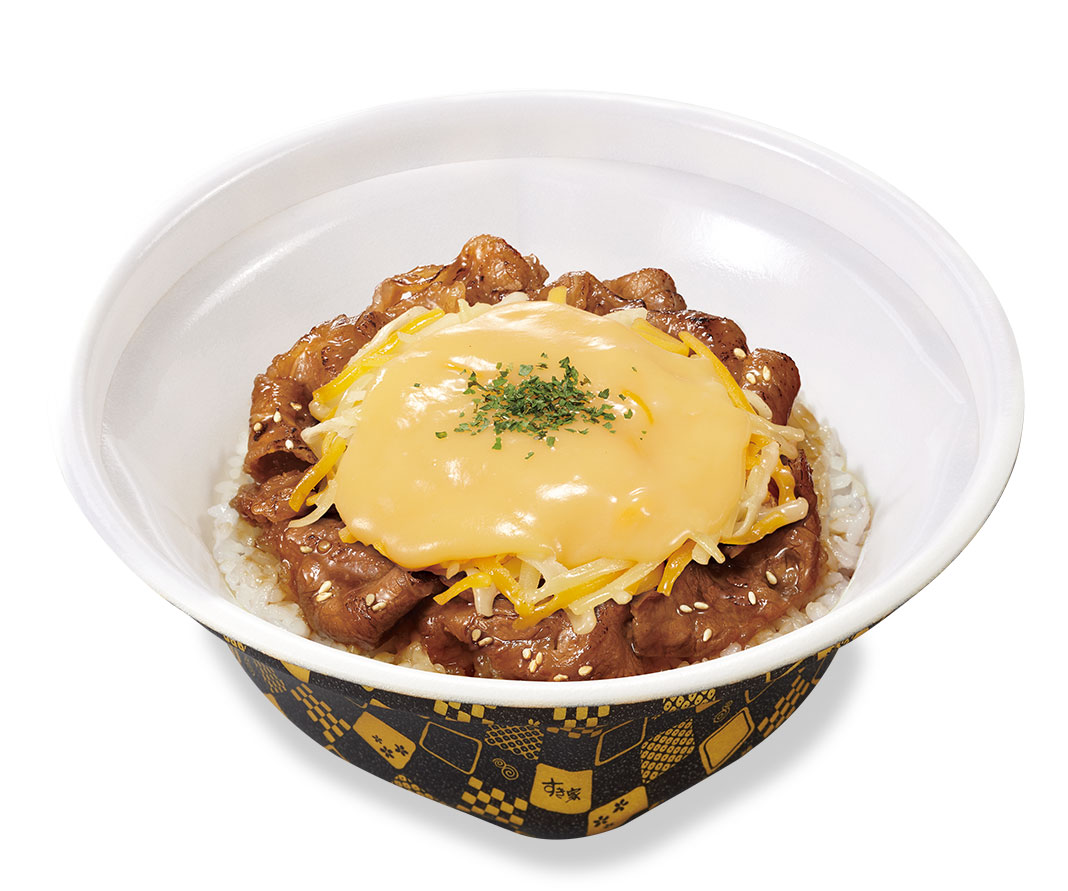 とろ〜り3種のチーズ<br>牛カルビ焼肉丼