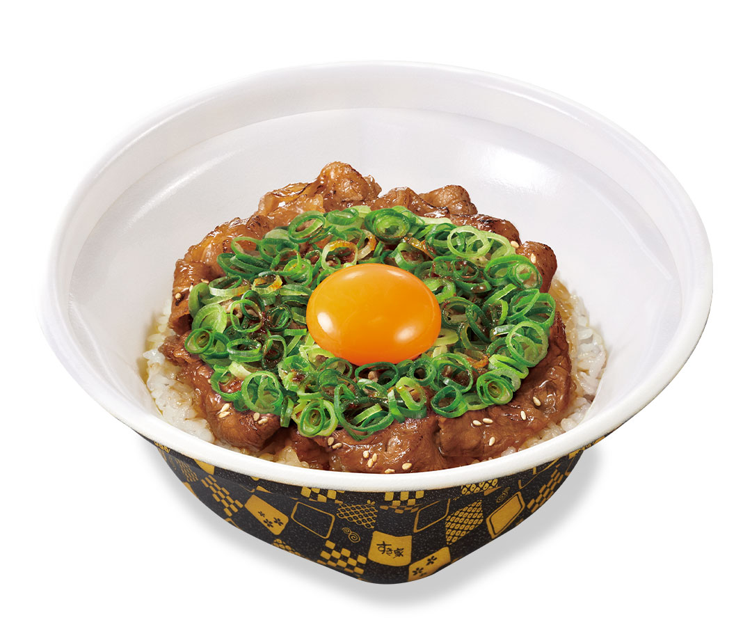 ねぎ玉<br>牛カルビ焼肉丼