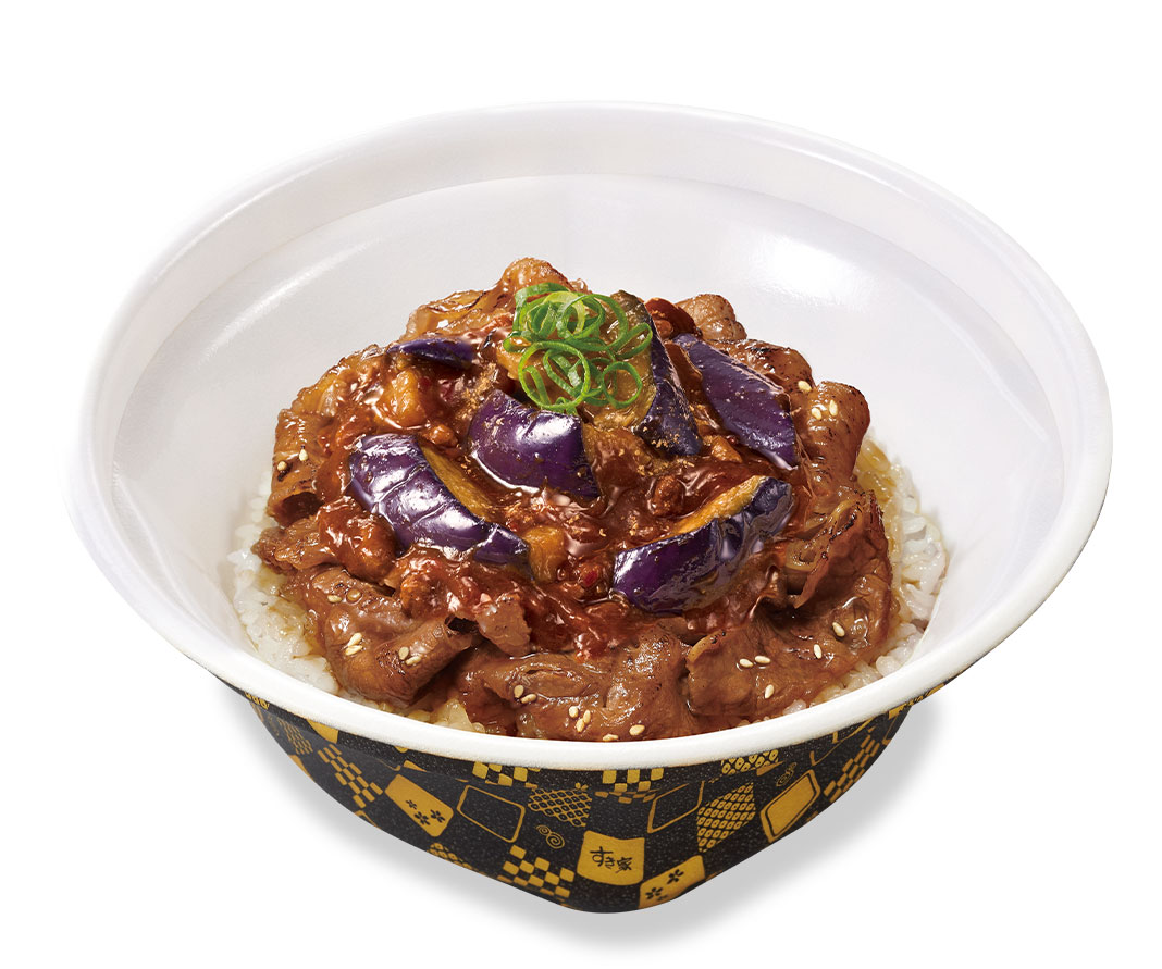 スパイシー麻婆茄子<br>牛カルビ焼肉丼