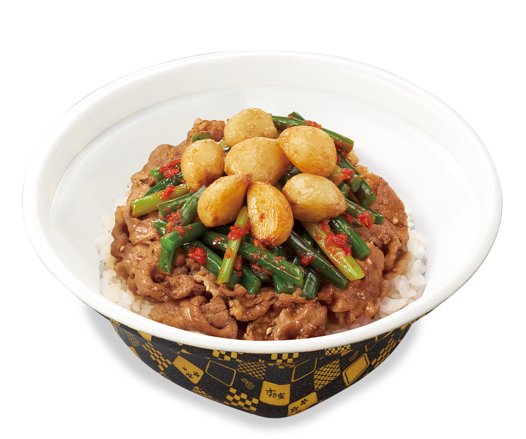 ダブルニンニク牛カルビ焼肉丼