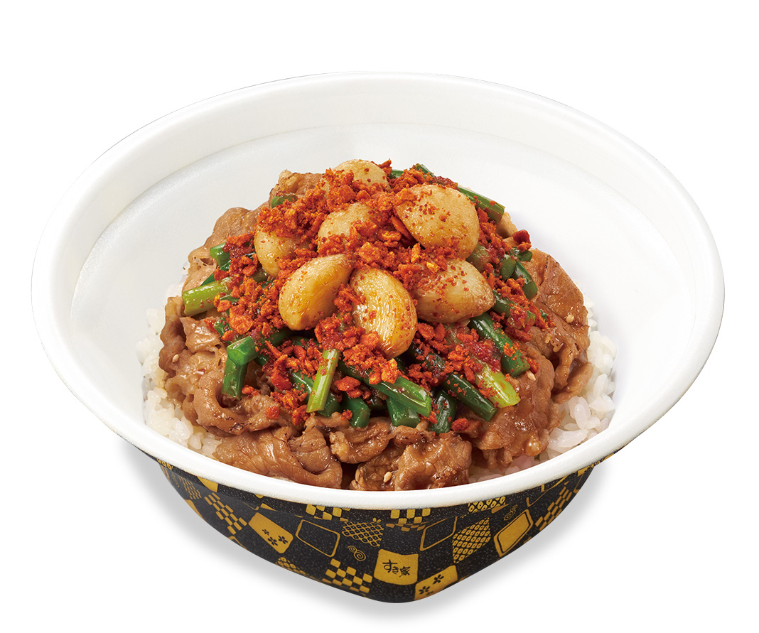 トリプルニンニク牛カルビ焼肉丼