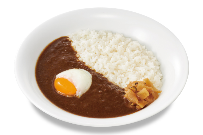 Beef Stock Curry Rice w/ Soft-Boiled Egg