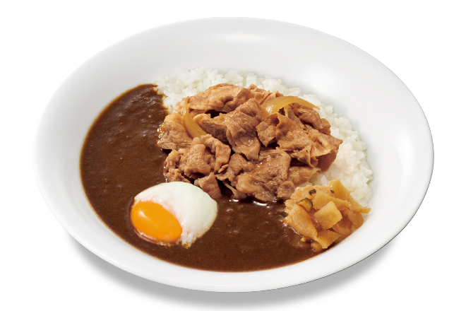 Beef Stock Curry Rice w/ Beef & Soft-Boiled Egg