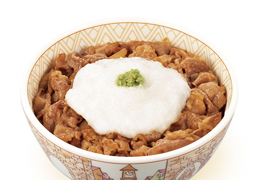 わさび山かけ牛丼