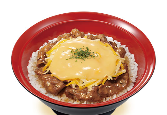 チーズ牛カルビ丼