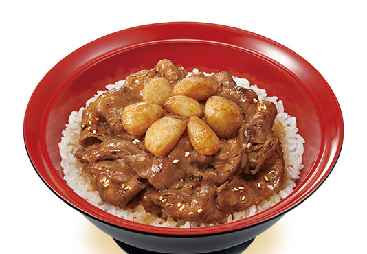 にんにく牛カルビ丼