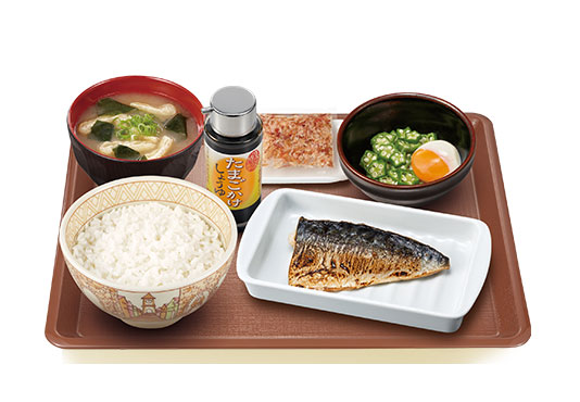 塩さばまぜのっけ朝食