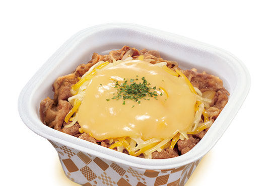 とろ〜り3種のチーズ牛丼